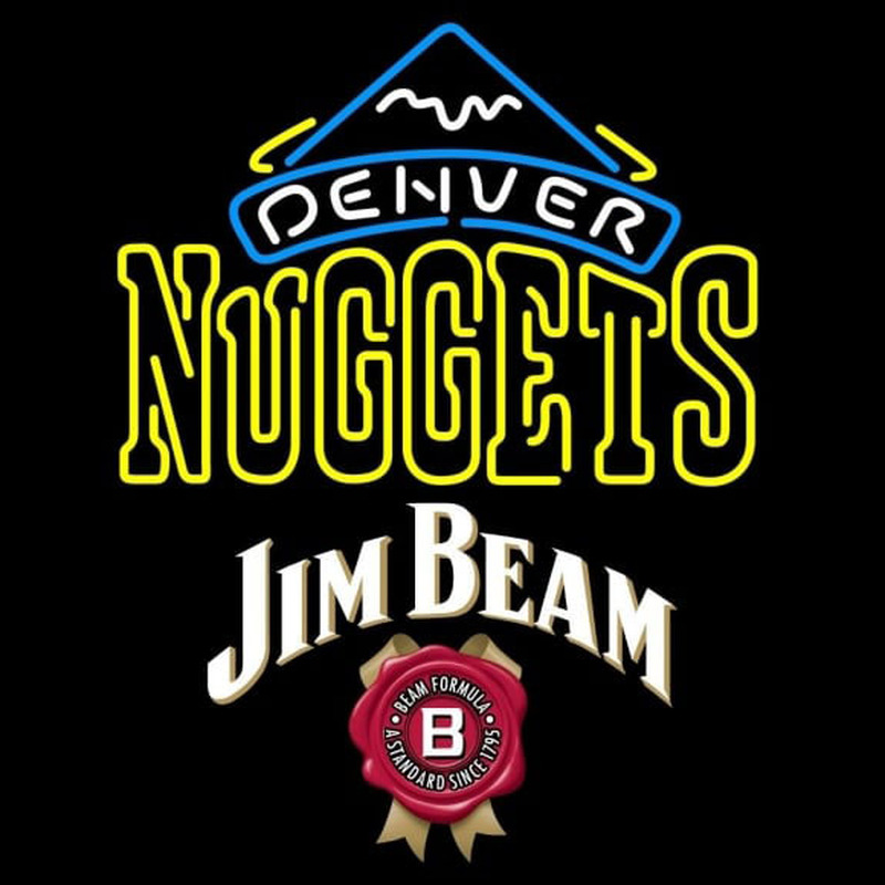 Custom Jim Beam Denver Nuggets NBA Beer Sign Neon Sign USA