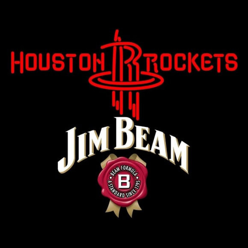 Custom Jim Beam Houston Rockets NBA Beer Sign Neon Sign USA