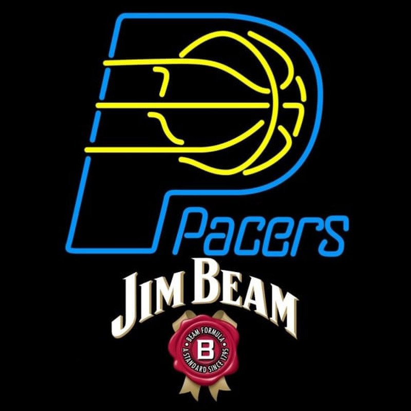 Custom Jim Beam Indiana Pacers NBA Beer Sign Neon Sign USA