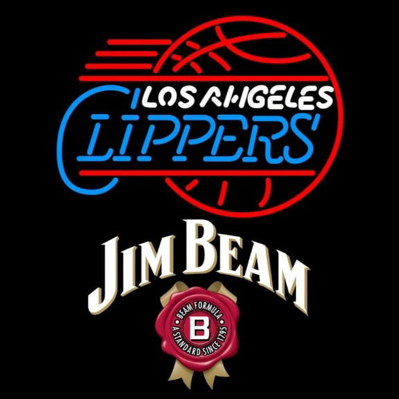 Custom Jim Beam Los Angeles Clippers NBA Beer Sign Neon Sign USA