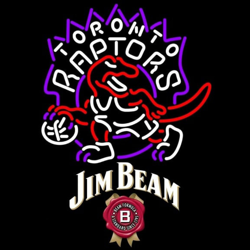 Custom Jim Beam Toronto Raptors NBA Beer Sign Neon Sign USA
