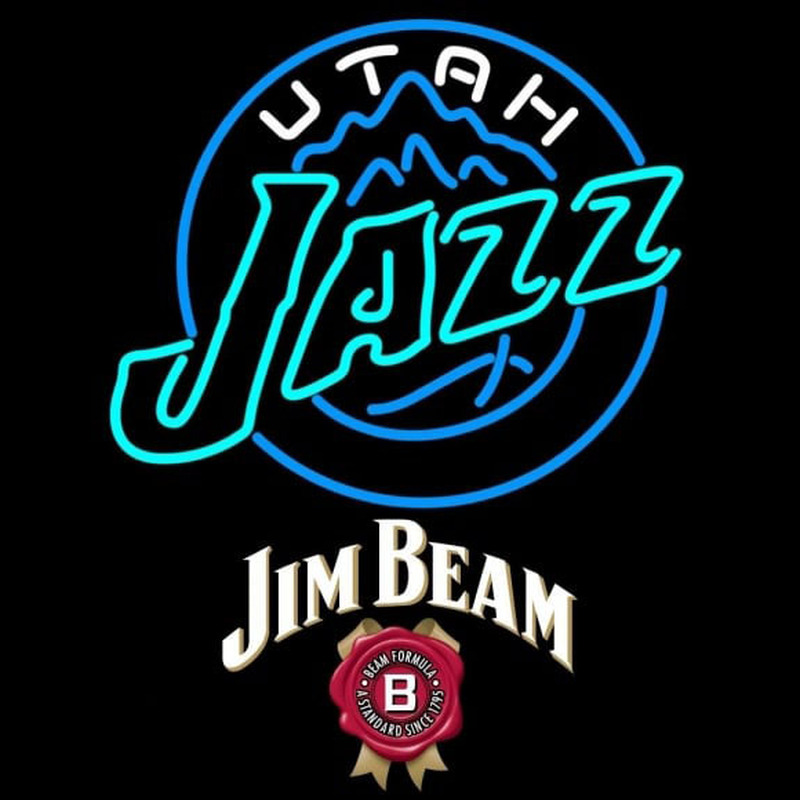 Custom Jim Beam Utah Jazz NBA Beer Sign Neon Sign USA