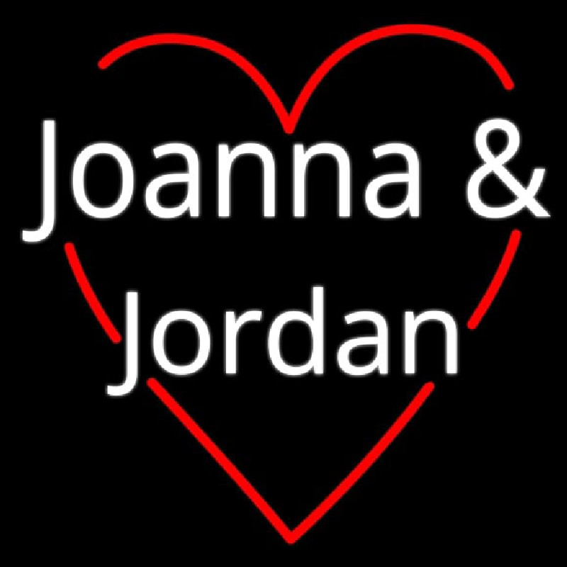 Custom Joanna And Jordan Neon Sign USA