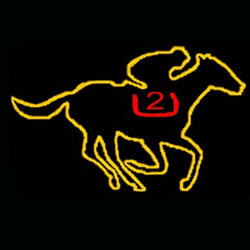 Custom Jockey Club Neon Sign USA