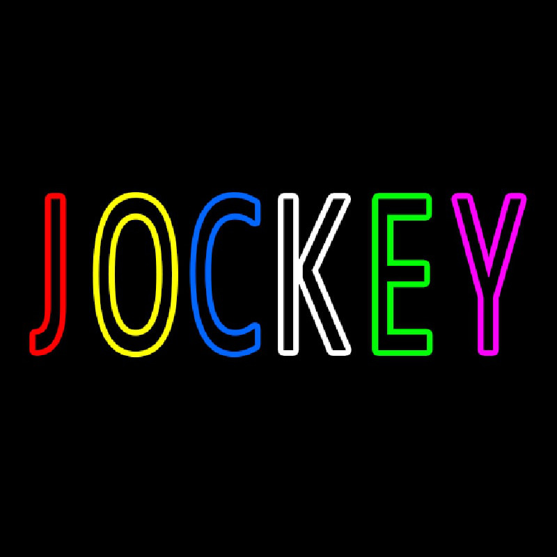 Custom Jockey Neon Sign USA