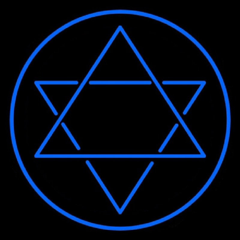 Custom Judaism Star Of David Neon Sign USA