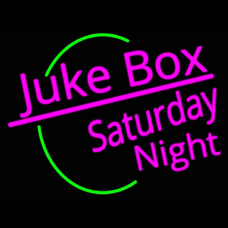 Custom Juke Box Saturday Night Neon Sign USA