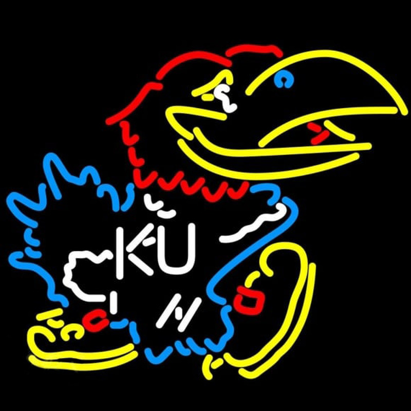 Custom Kansas Jayhawks Logo Neon Sign Neon Sign USA
