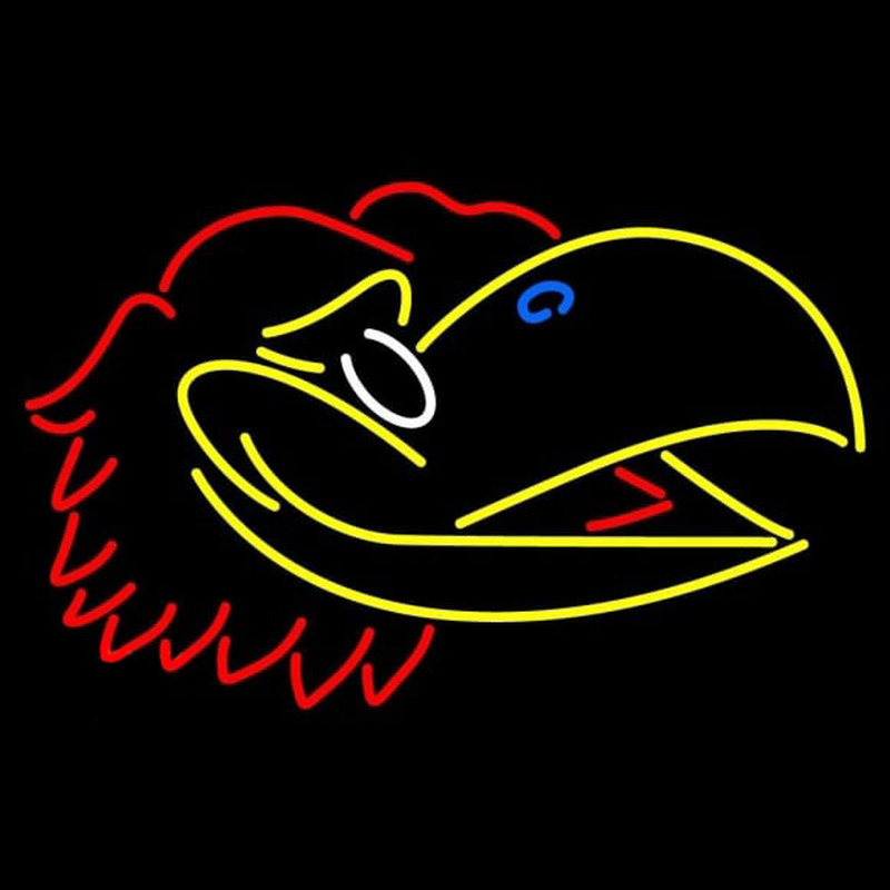 Custom Kansas Jayhawks Partial 1946 Pres Logo NCAA Neon Sign Neon Sign USA