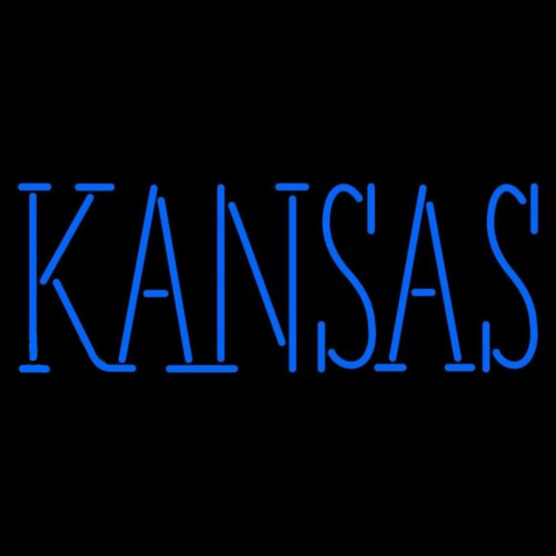 Custom Kansas Jayhawks Wordmark 2006 Pres Logo NCAA Neon Sign Neon Sign USA