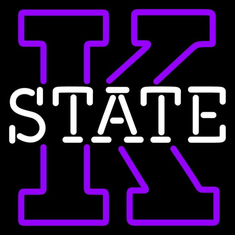 Custom Kansas State Wildcats Alternate Logo NCAA Neon Sign Neon Sign USA