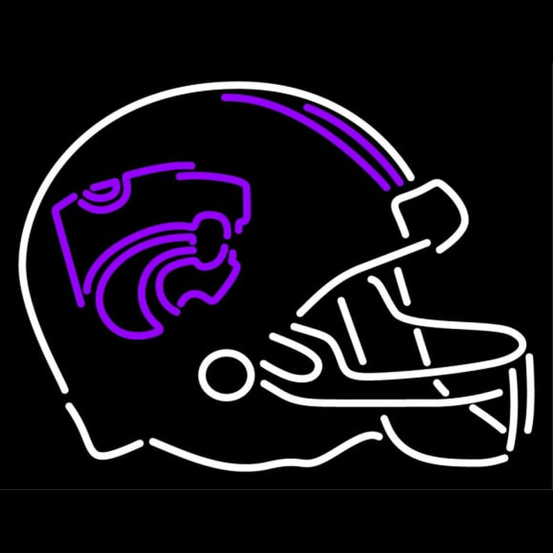 Custom Kansas State Wildcats Helmet Pres Logo NCAA Neon Sign Neon Sign USA