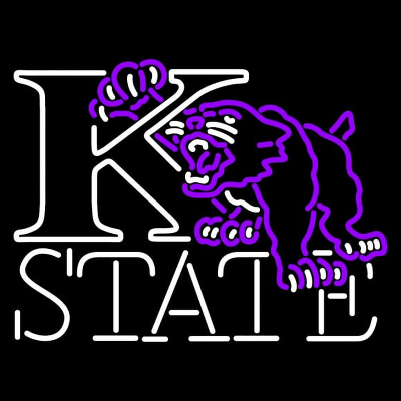 Custom Kansas State Wildcats Primary Logo NCAA Neon Sign Neon Sign USA