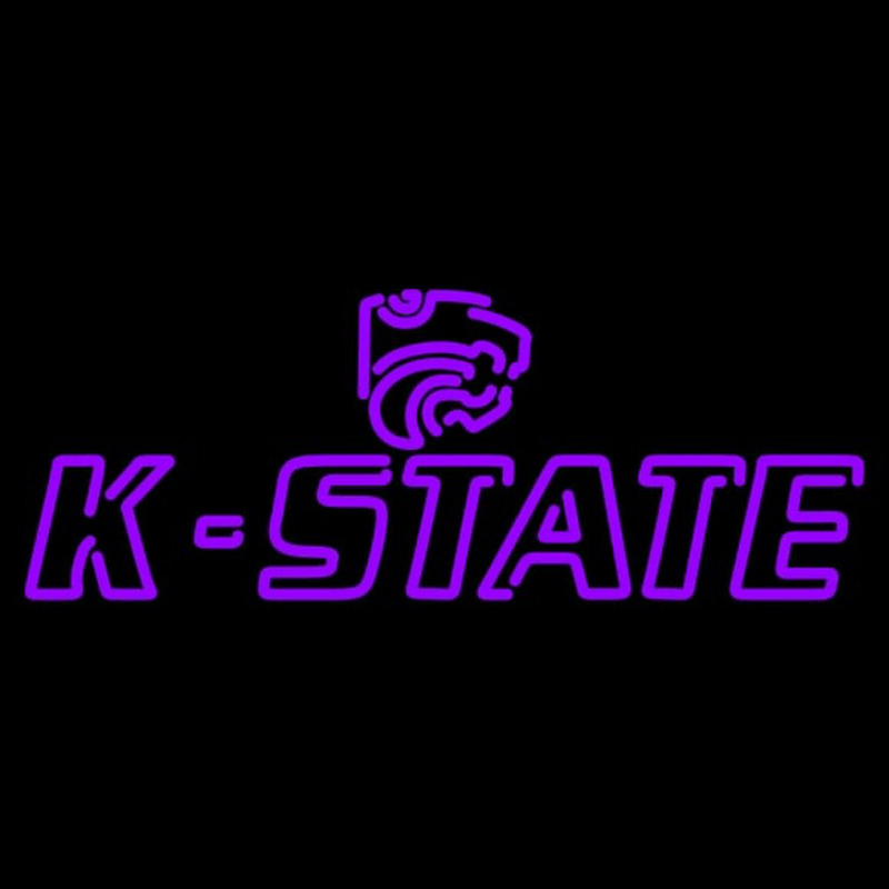 Custom Kansas State Wildcats Wordmark Pres Logo NCAA Neon Sign Neon Sign USA