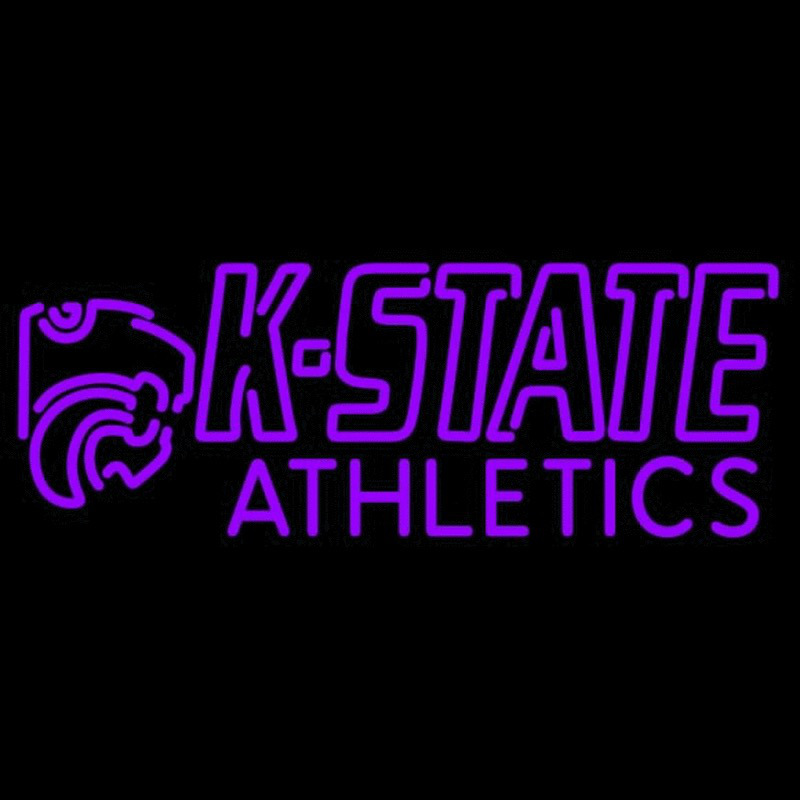 Custom Kansas State Wildcats Wordmark Pres Logo NCAA Neon Sign Neon Sign USA