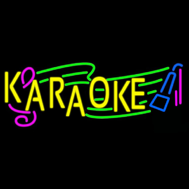 Custom Karaoke 2 Neon Sign USA