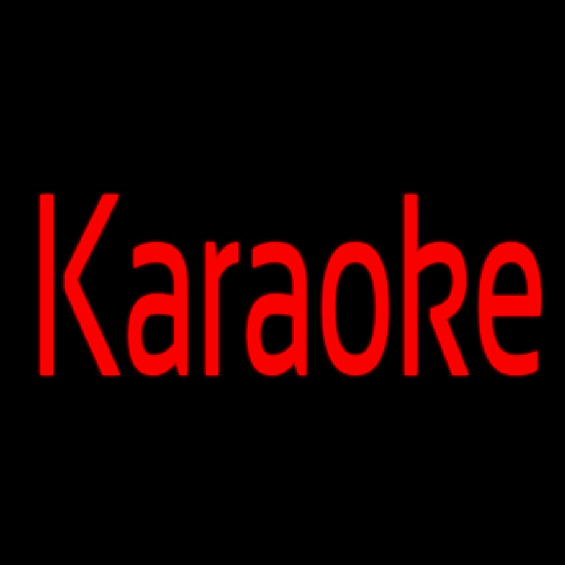 Custom Karaoke Cursive Neon Sign USA