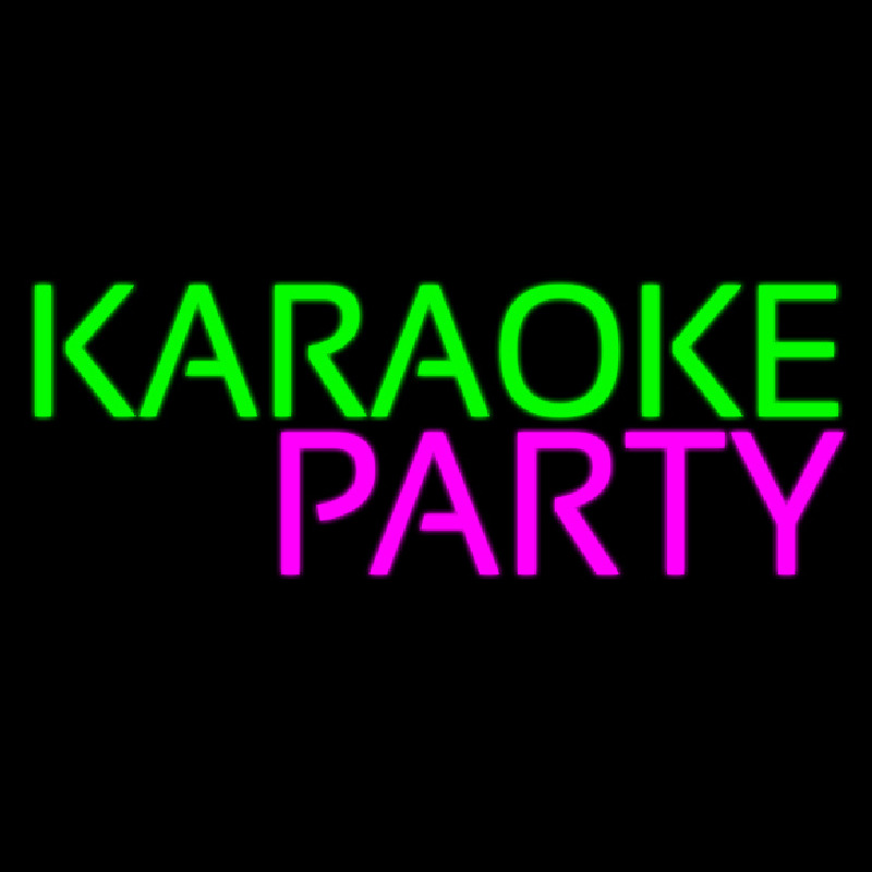 Custom Karaoke Party Neon Sign USA