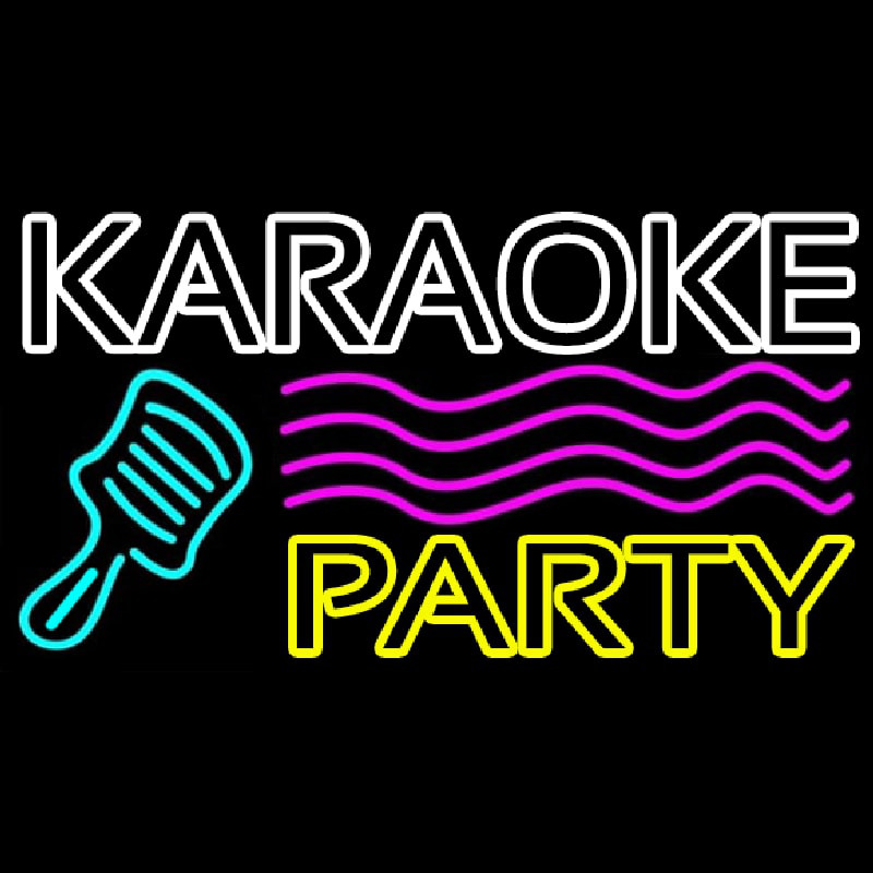 Custom Karaoke Party Neon Sign USA