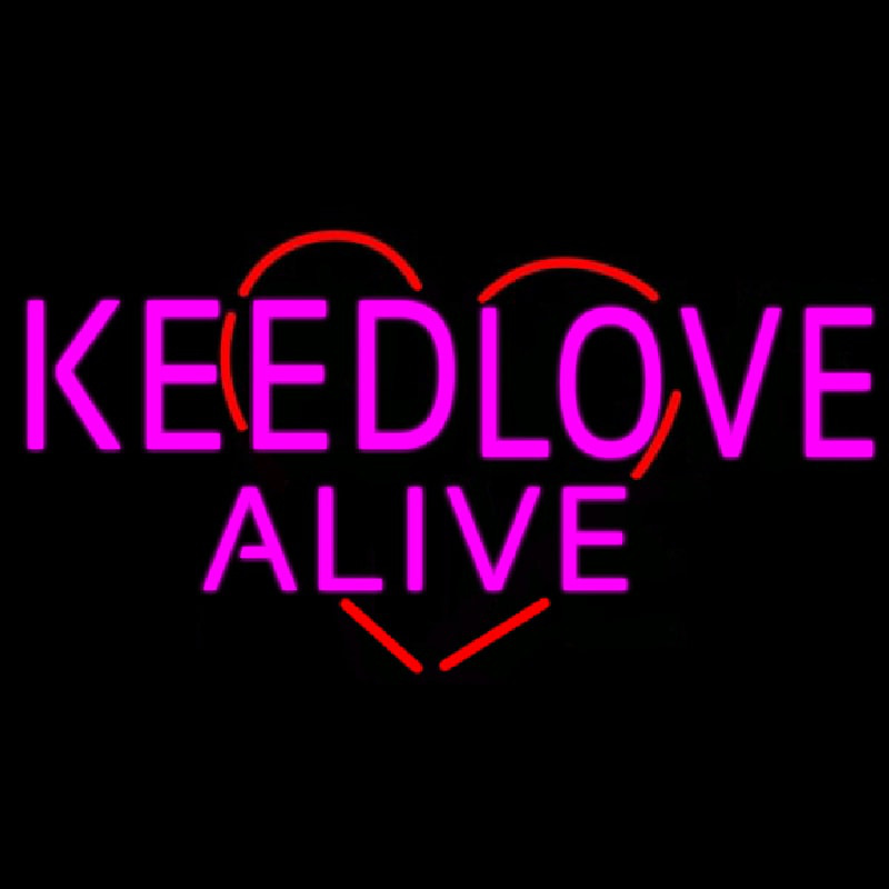 Custom Keed love Alive Neon Sign USA