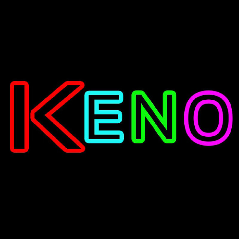Custom Keno 2 Neon Sign USA