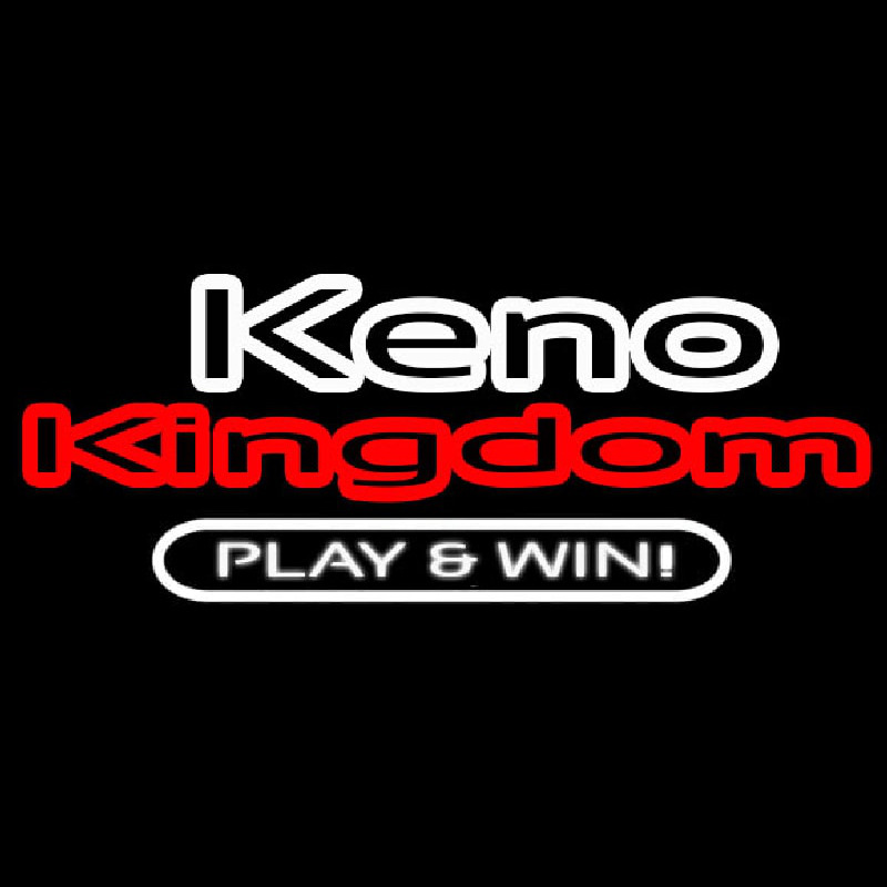 Custom Keno Kingdom 1 Neon Sign USA