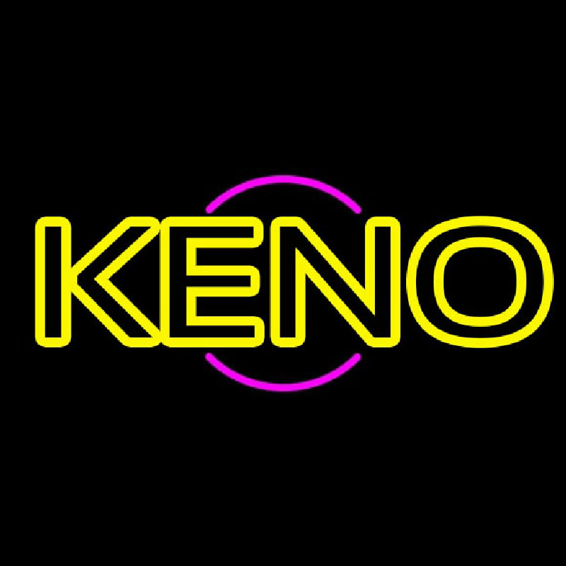 Custom Keno With Ball 1 Neon Sign USA