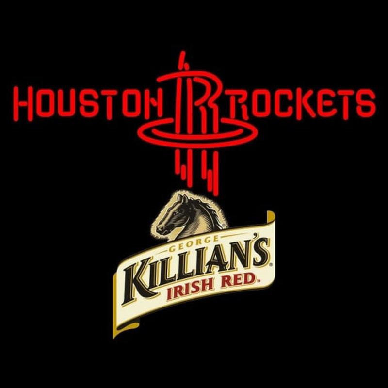 Custom Killians Houston Rockets NBA Beer Sign Neon Sign USA