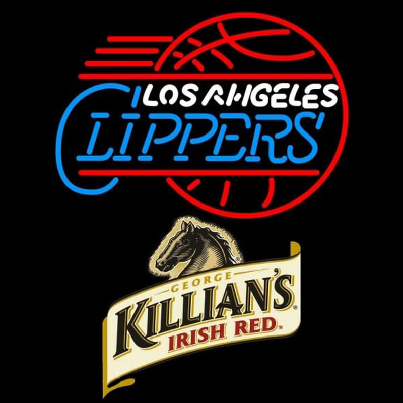 Custom Killians Los Angeles Clippers NBA Beer Sign Neon Sign USA