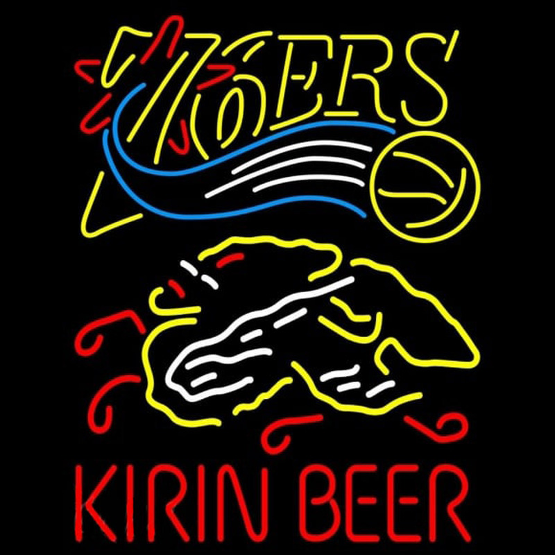 Custom Kirin Philadelphia 76ers NBA Beer Sign Neon Sign USA