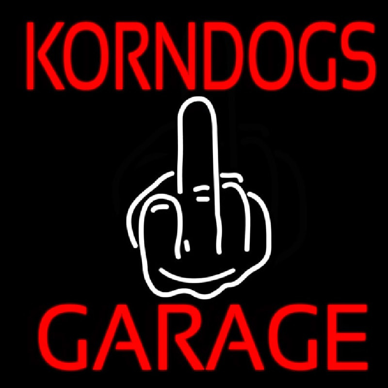 Custom Kornogs Garage Neon Sign USA