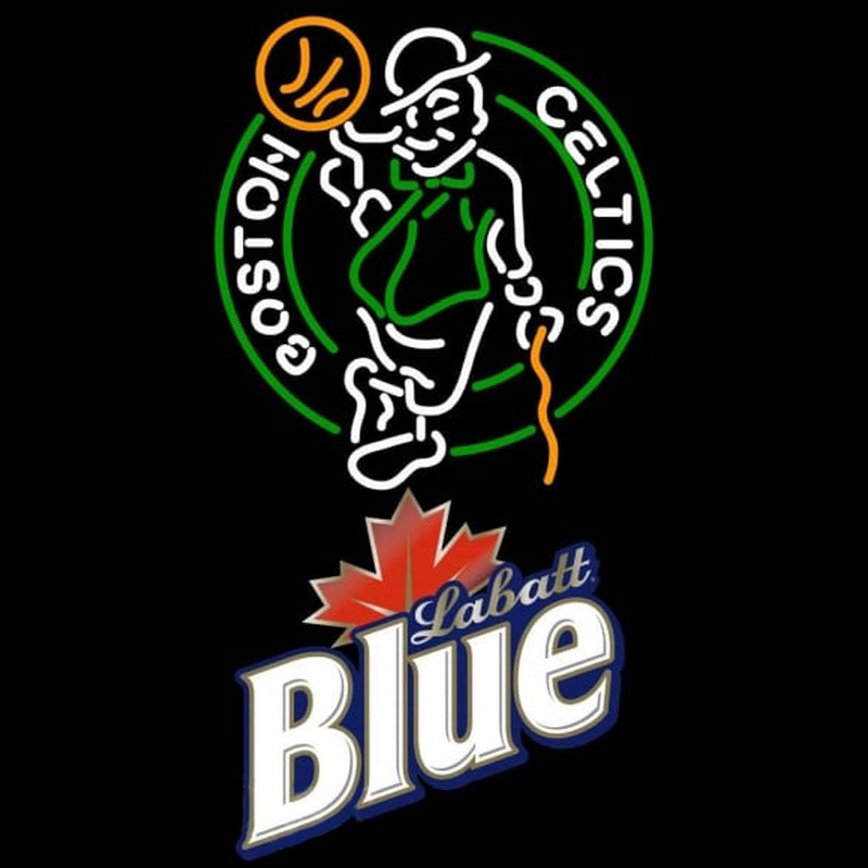 Custom Labatt Blue Boston Celtics NBA Beer Sign Neon Sign USA