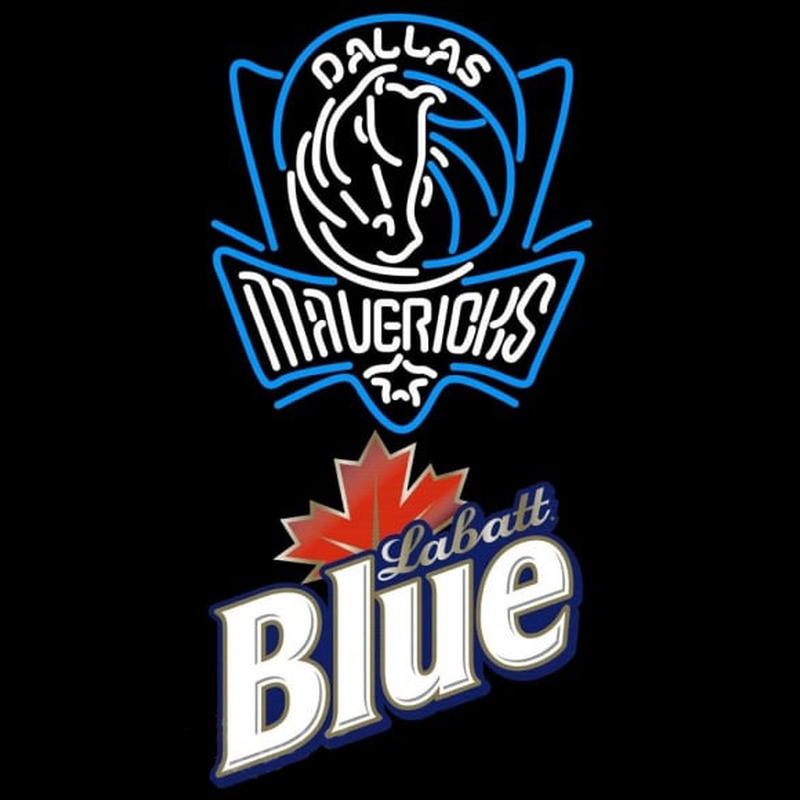Custom Labatt Blue Dallas Mavericks NBA Beer Sign Neon Sign USA