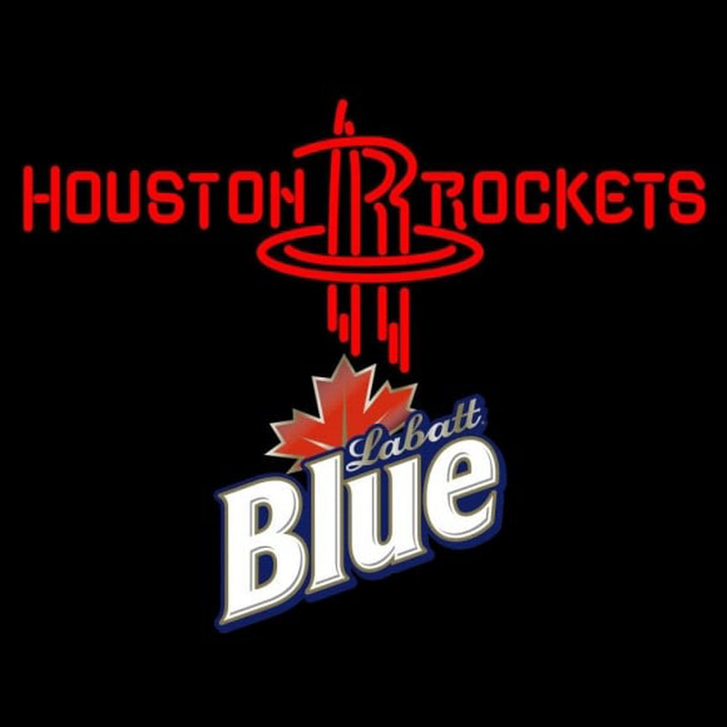Custom Labatt Blue Houston Rockets NBA Beer Sign Neon Sign USA