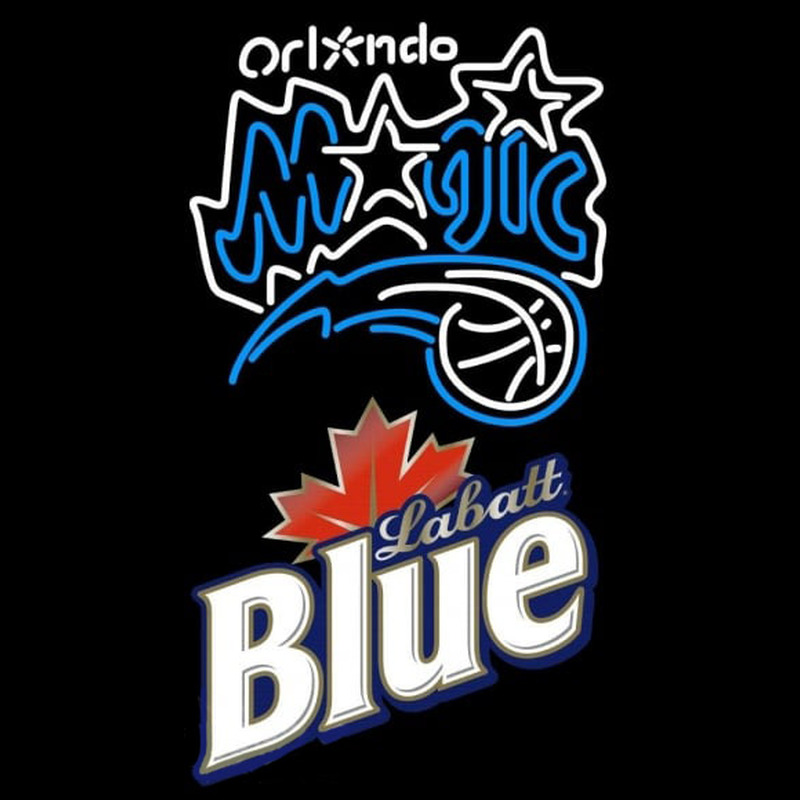 Custom Labatt Blue Orlando Magic NBA Beer Sign Neon Sign USA