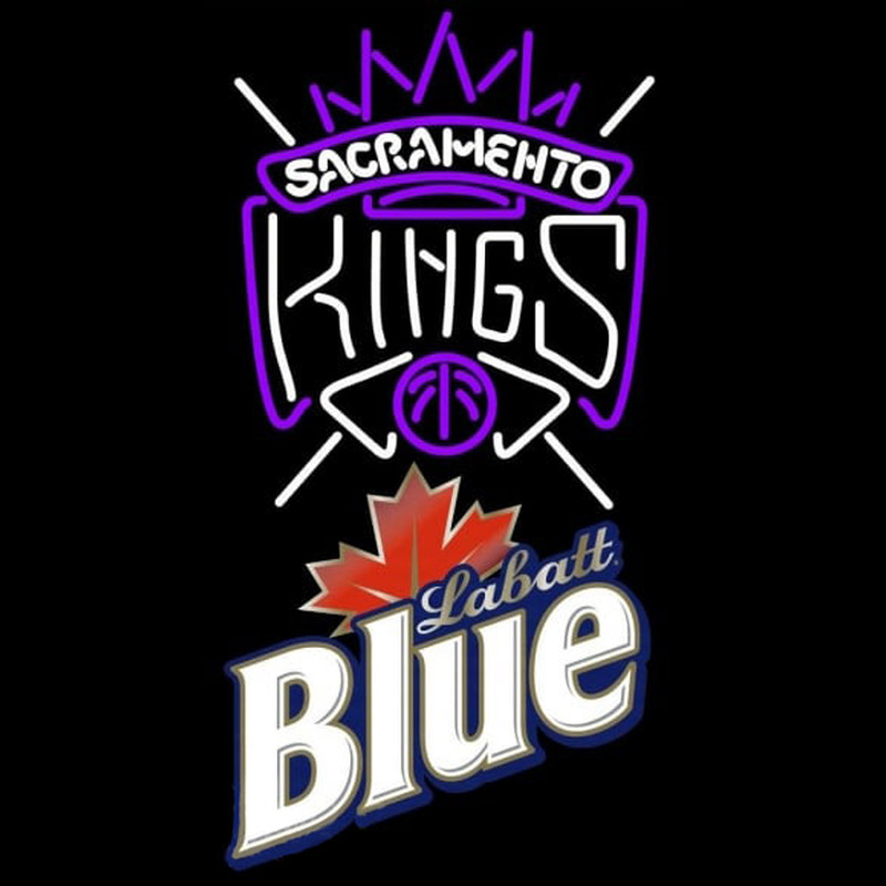 Custom Labatt Blue Sacramento Kings NBA Beer Sign Neon Sign USA