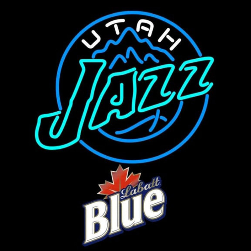 Custom Labatt Blue Utah Jazz NBA Beer Sign Neon Sign USA
