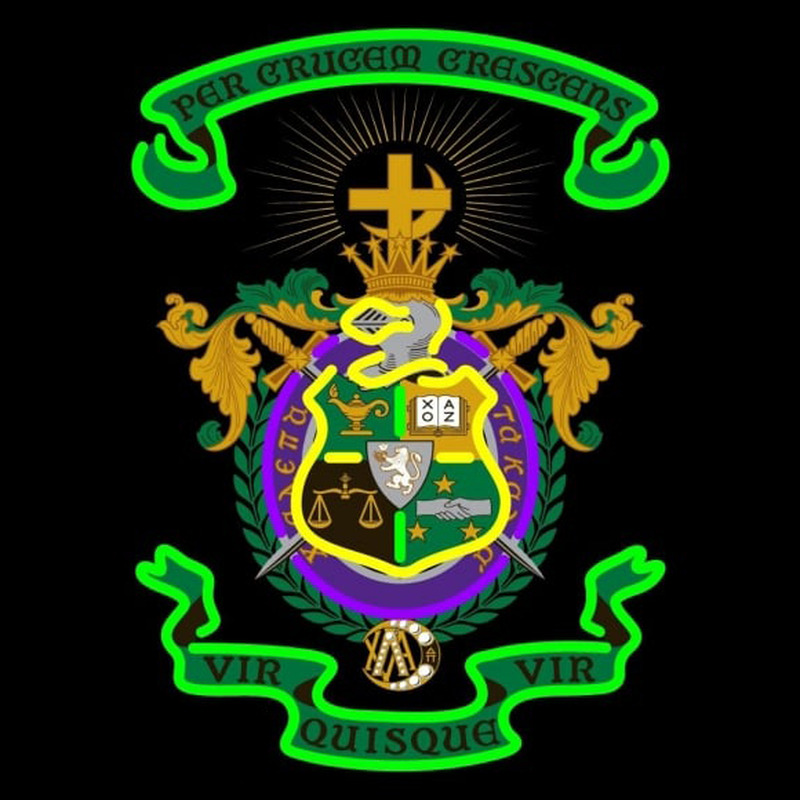 Custom Lambda Chi Alpha Chapters Logo Neon Sign USA