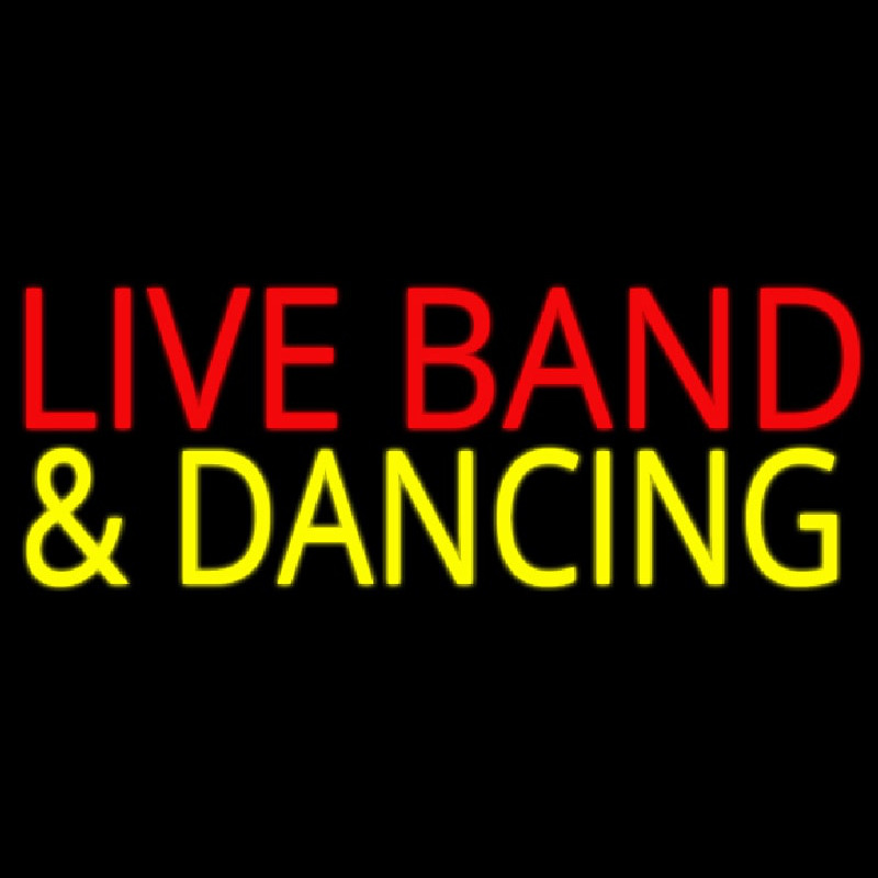 Custom Live Bands 1 Neon Sign USA