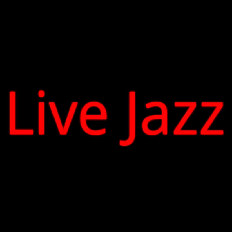 Custom Live Jazz Neon Sign USA