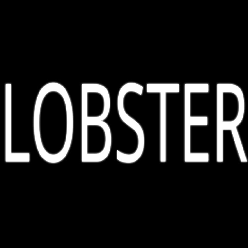 Custom Lobster Block Neon Sign USA