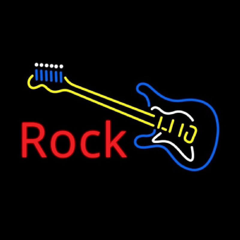 Custom Logo Of Guitar Neon Sign USA