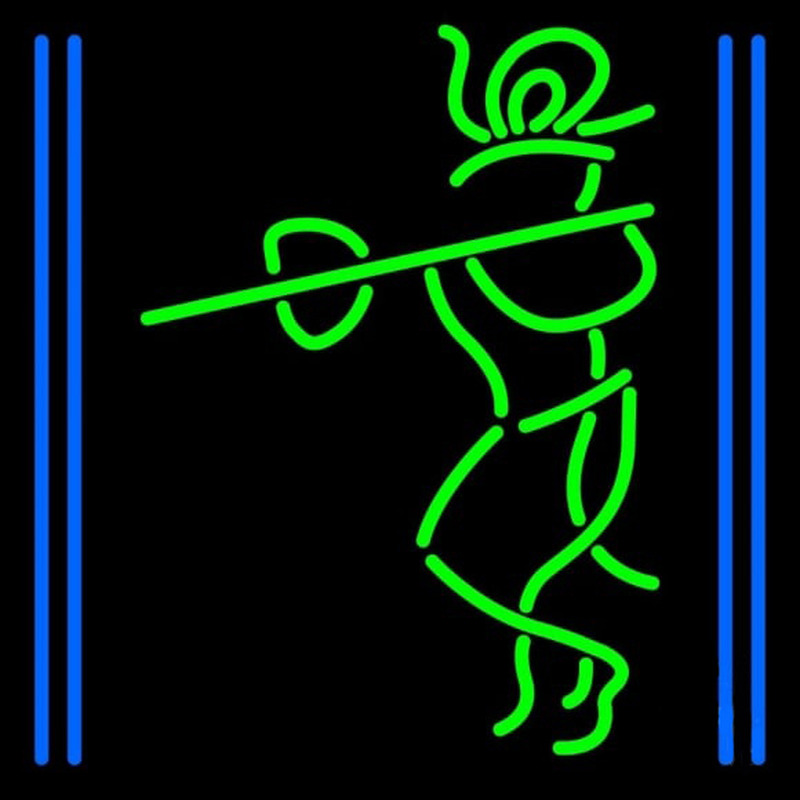 Custom Lord Krishna With Line Neon Sign USA