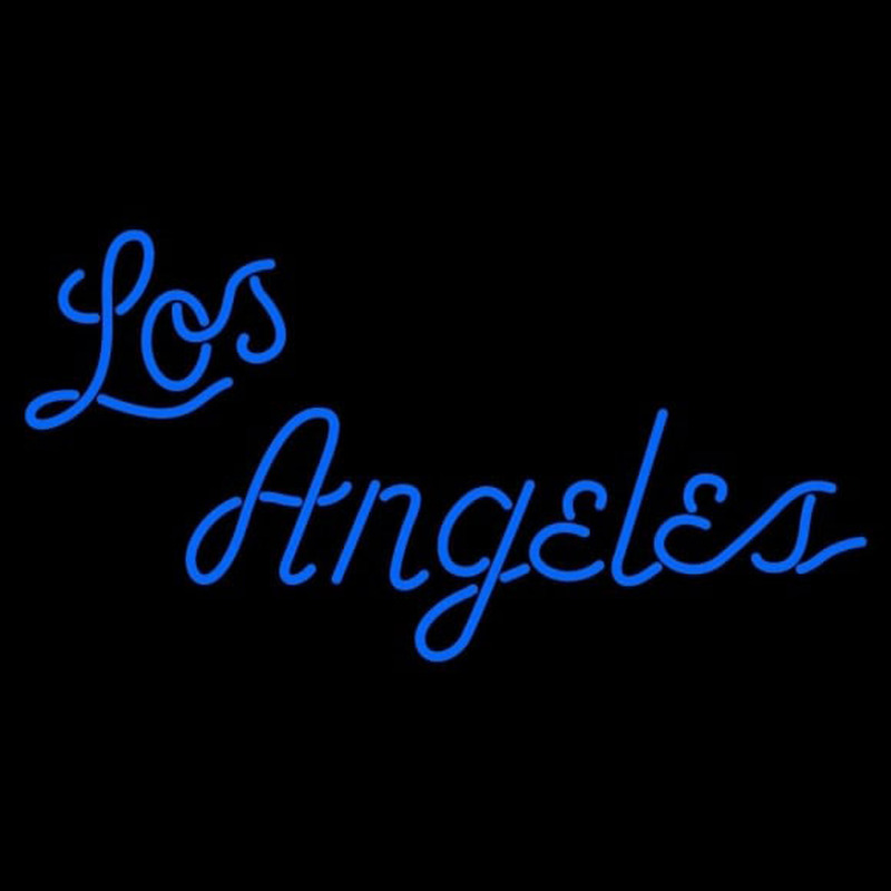 Custom Los Angeles Lakers Wordmark 1960 61 1964 65 Logo NBA Neon Sign Neon Sign USA