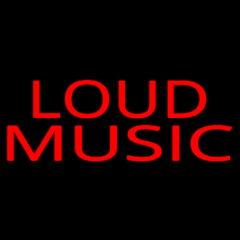 Custom Loud Music 2 Neon Sign USA