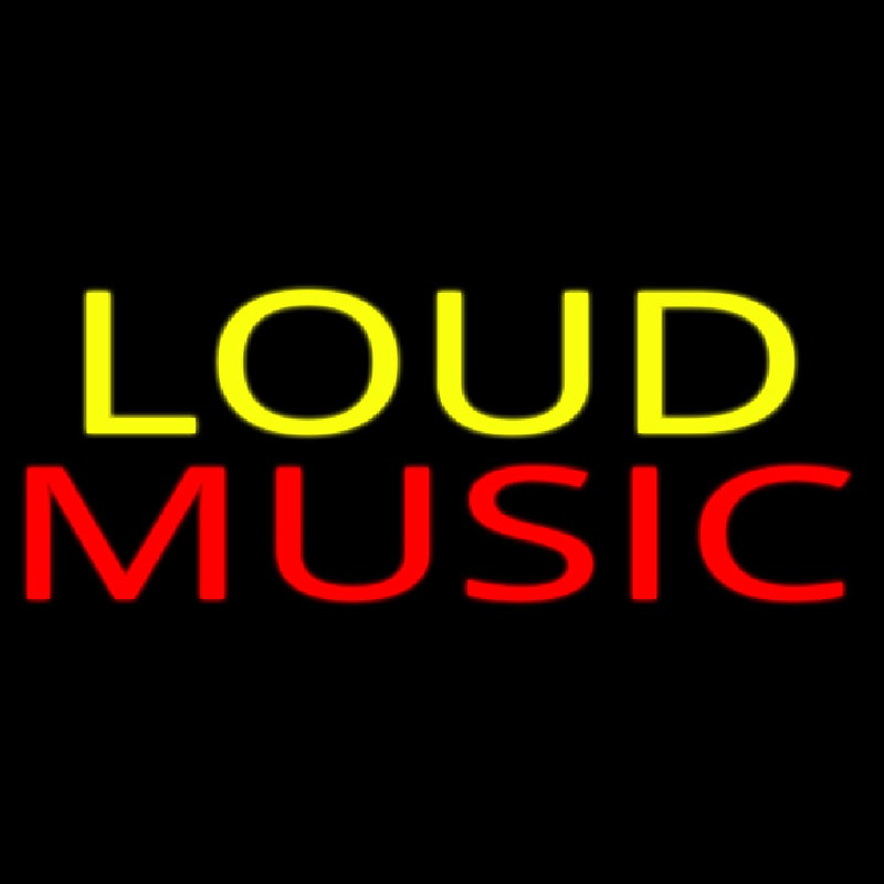 Custom Loud Music Neon Sign USA