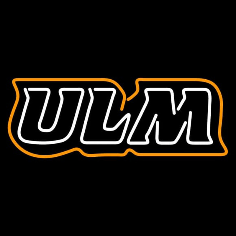 Custom Louisiana Monroe Warhawks Wordmark Pres Logo NCAA Neon Sign Neon Sign USA