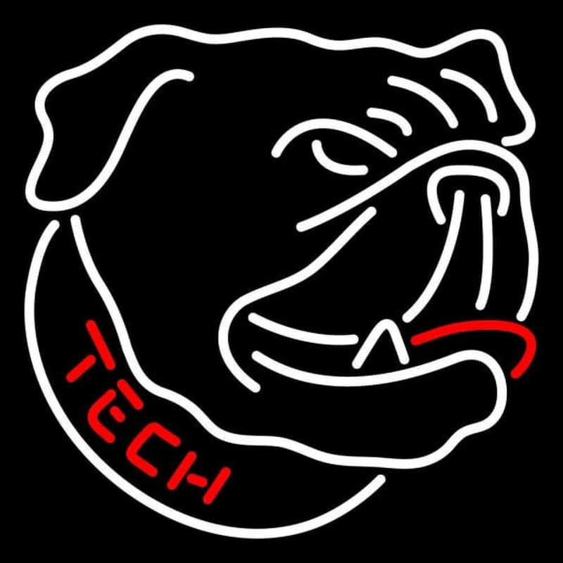 Custom Louisiana Tech Bulldogs Alternate 2008 Pres Logo NCAA Neon Sign Neon Sign USA
