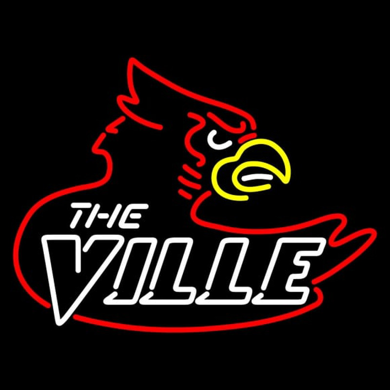 Custom Louisville Cardinals Alternate Pres Logo NCAA Neon Sign Neon Sign USA