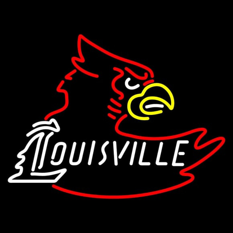 Custom Louisville Cardinals Alternate Pres Logo NCAA Neon Sign Neon Sign USA